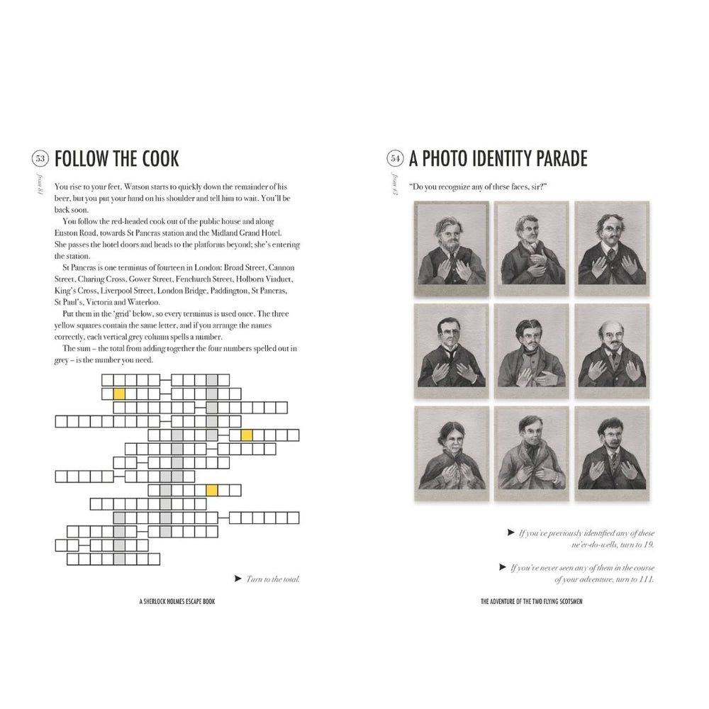 The Adventure of the Two Flying Scotsmen Escape Book Railways - Science Museum Shop