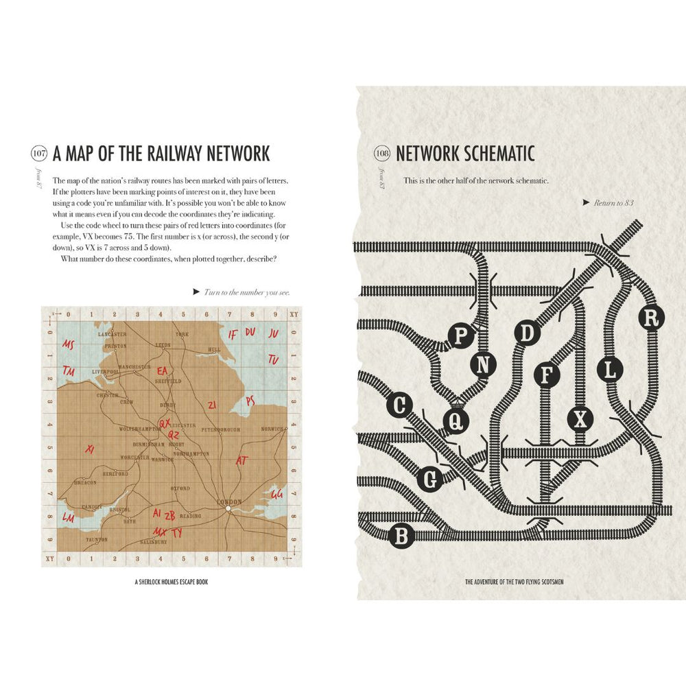 The Adventure of the Two Flying Scotsmen Escape Book Railways - Science Museum Shop