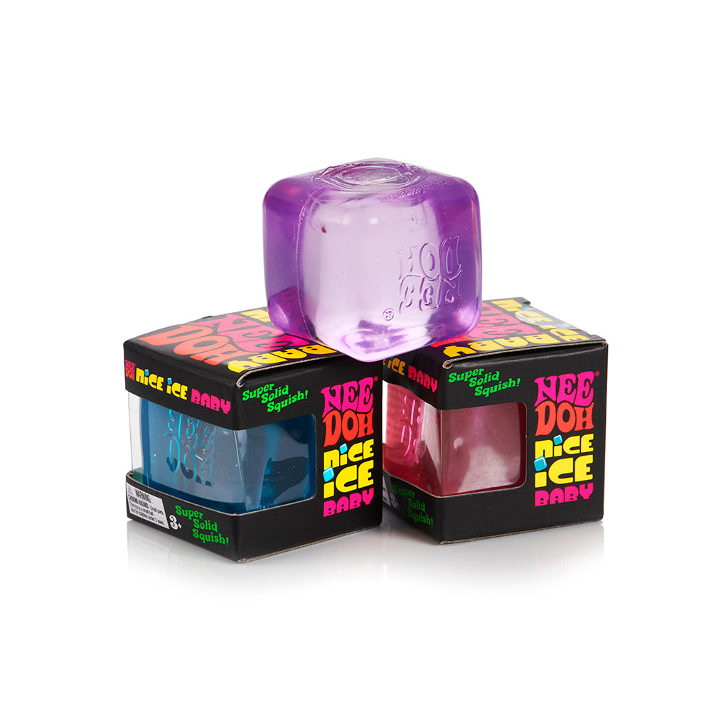 NeeDoh Nice Ice Baby Cube Set of 3 Flex & Stretch - Science Museum Shop