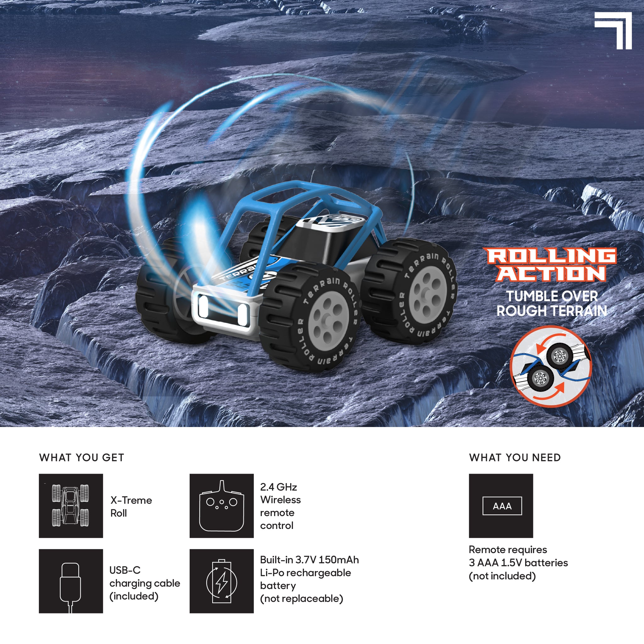 Xtreme Roll Cage Remote Control Toy Remote Control - Science Museum Shop