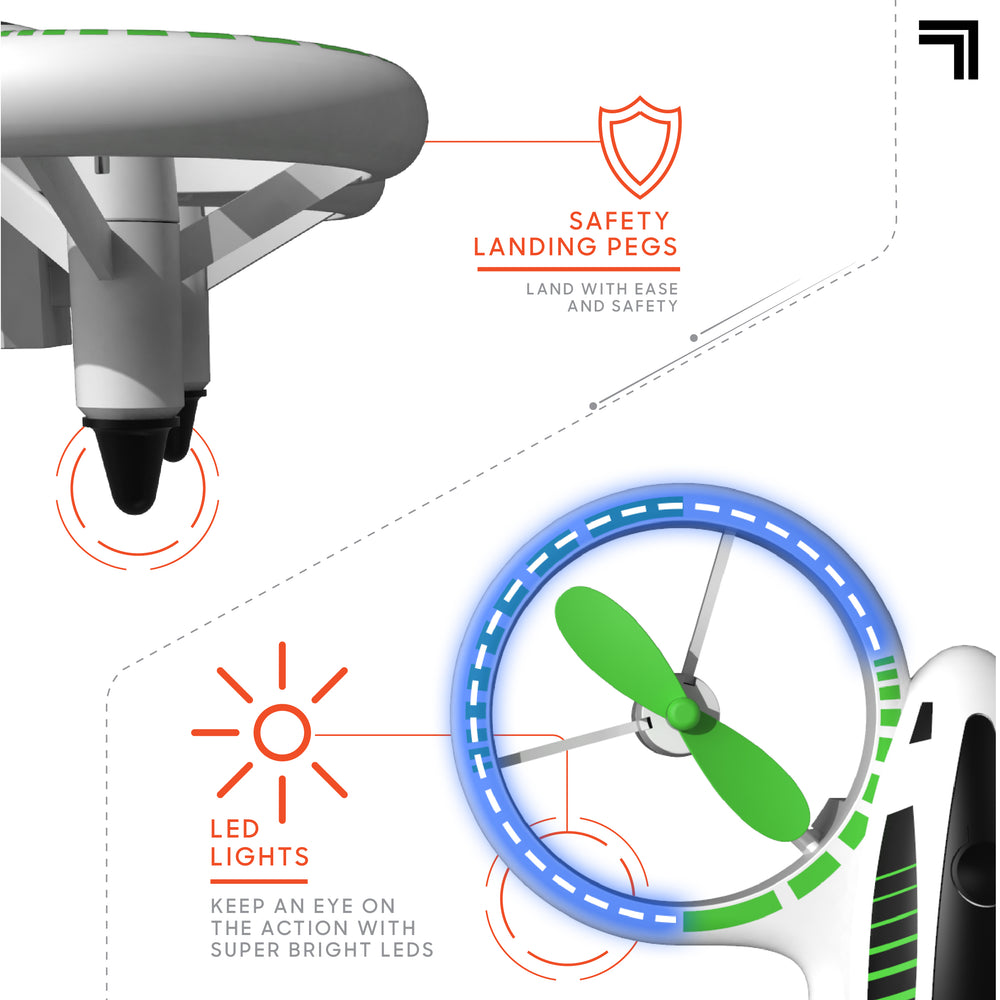 Glow Stunt Drone Remote Control - Science Museum Shop