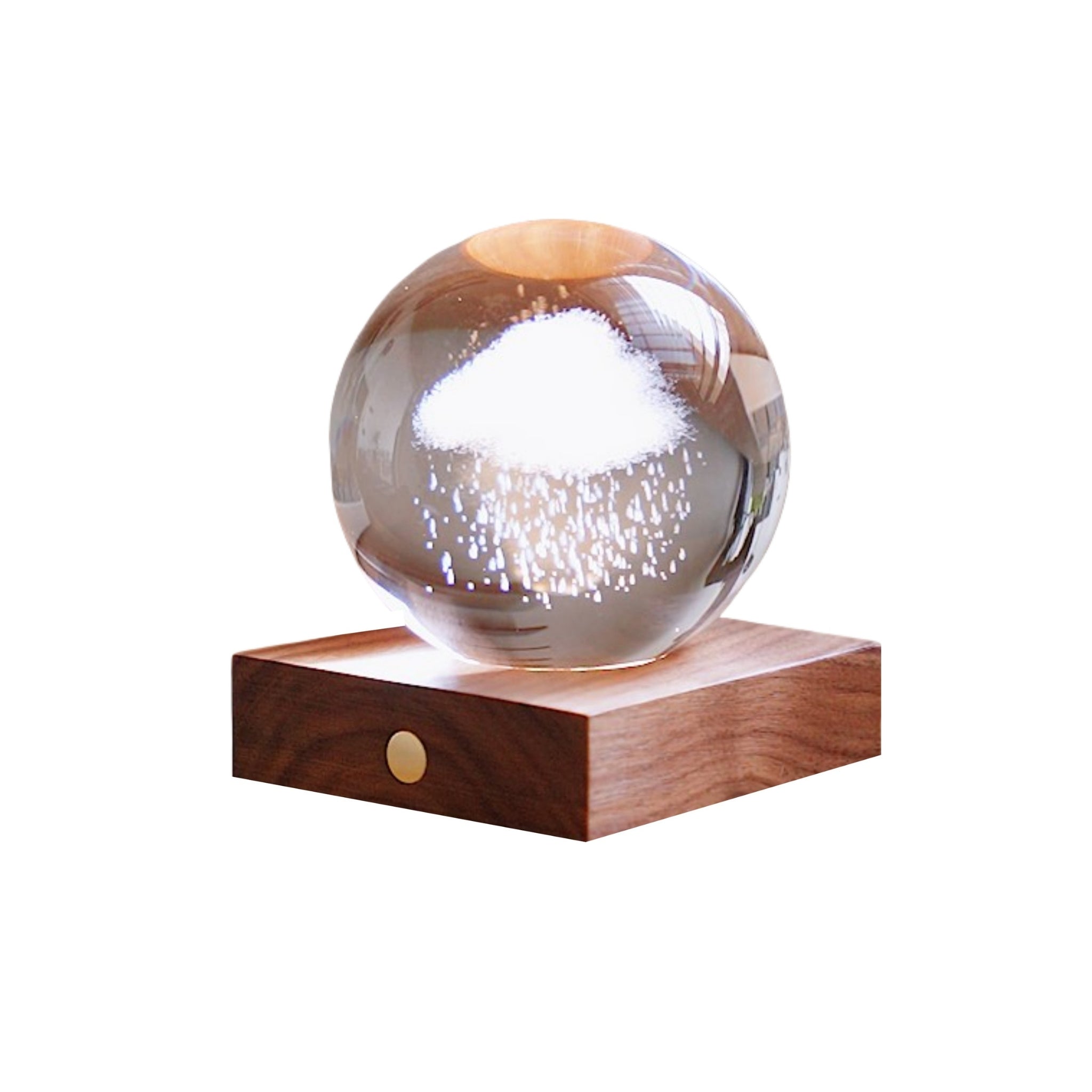 Gingko Design Amber Light 3D Laser - Rain Cloud Home Tech - Science Museum Shop