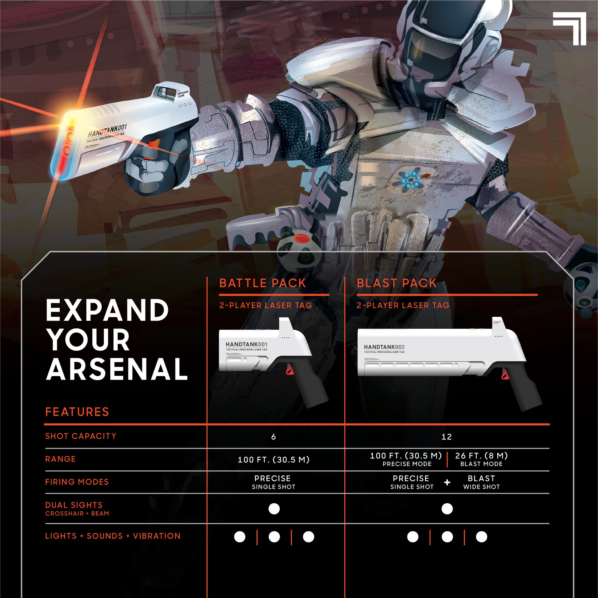 Laser Tag Battle Pack Play - Science Museum Shop