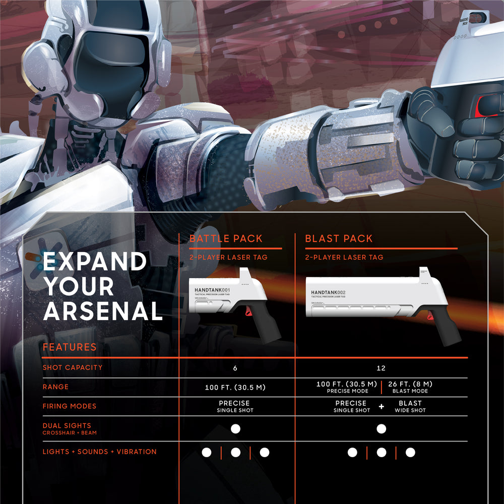 Laser Tag Handtank Blast Pack Play - Science Museum Shop