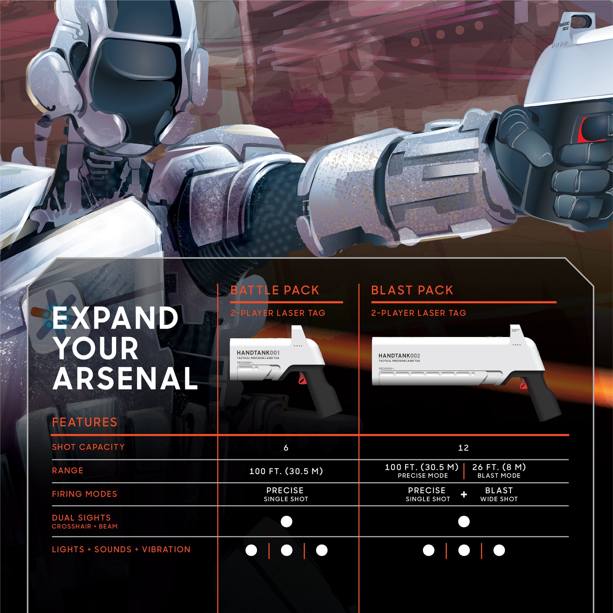 Laser Tag Handtank Blast Pack Play - Science Museum Shop
