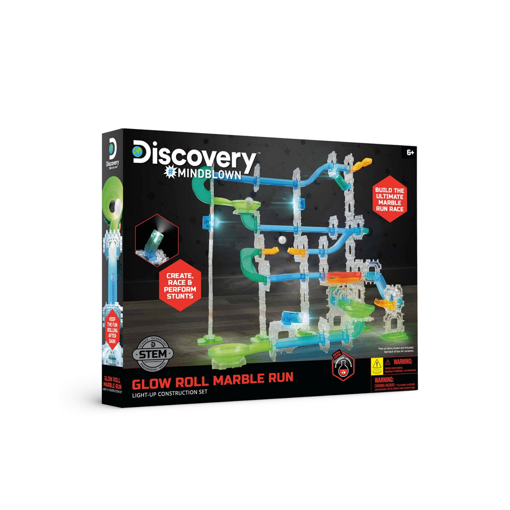 Discovery Glow Roll Marble Run Kits - Science Museum Shop