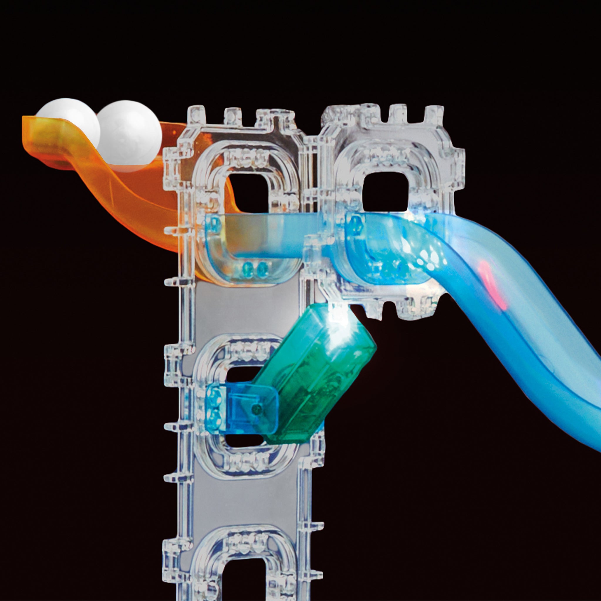 Discovery Glow Roll Marble Run | Science Museum Shop