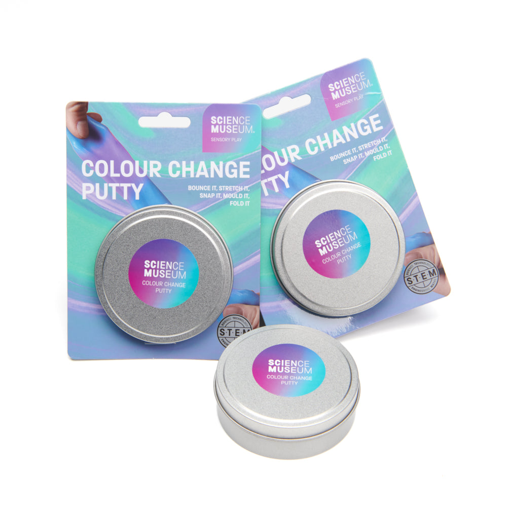 Science Museum Colour Change Putty Set of 3 Flex & Stretch - Science Museum Shop
