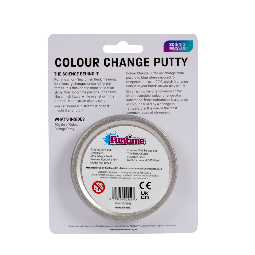 Science Museum Colour Change Putty Set of 3 Flex & Stretch - Science Museum Shop