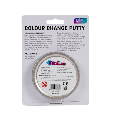 Science Putty Science Museum Colour Change Putty Set of 3 | Science Museum Shop