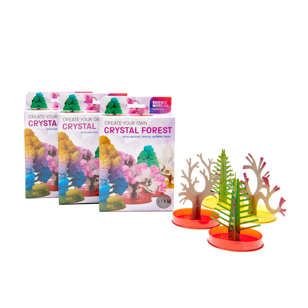 Science Museum Grow Your Own Crystal Forest Set of 3 Gemstones - Science Museum Shop