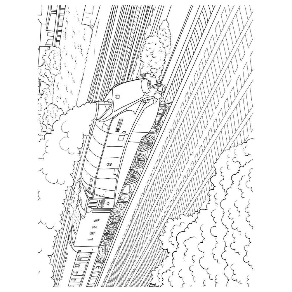 National Railway Museum Colour Your Streets Colouring Book Railways - Science Museum Shop
