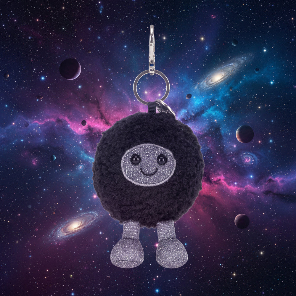 Jellycat Amuseables Black Hole Bag Charm Soft Toys - Science Museum Shop