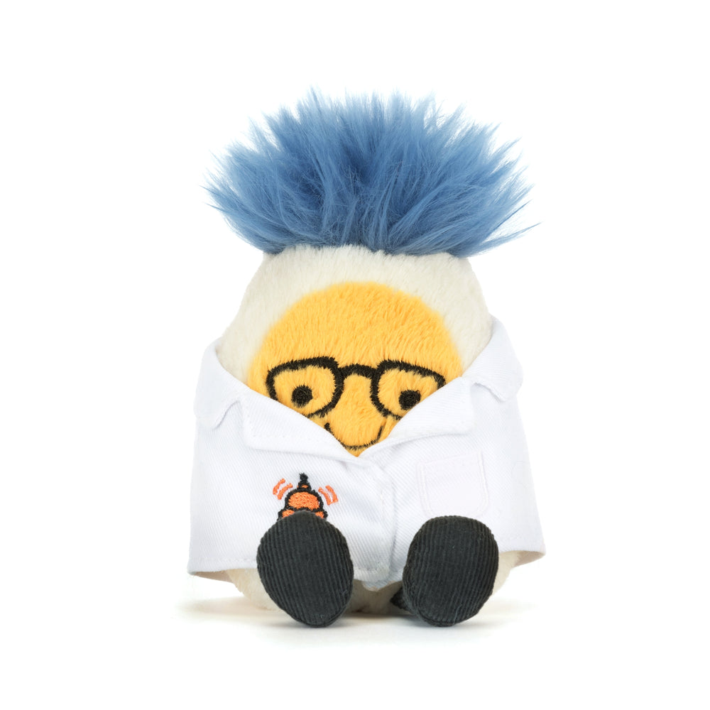 Jellycat Amuseables Boiled Egg Scientist Soft Toys - Science Museum Shop