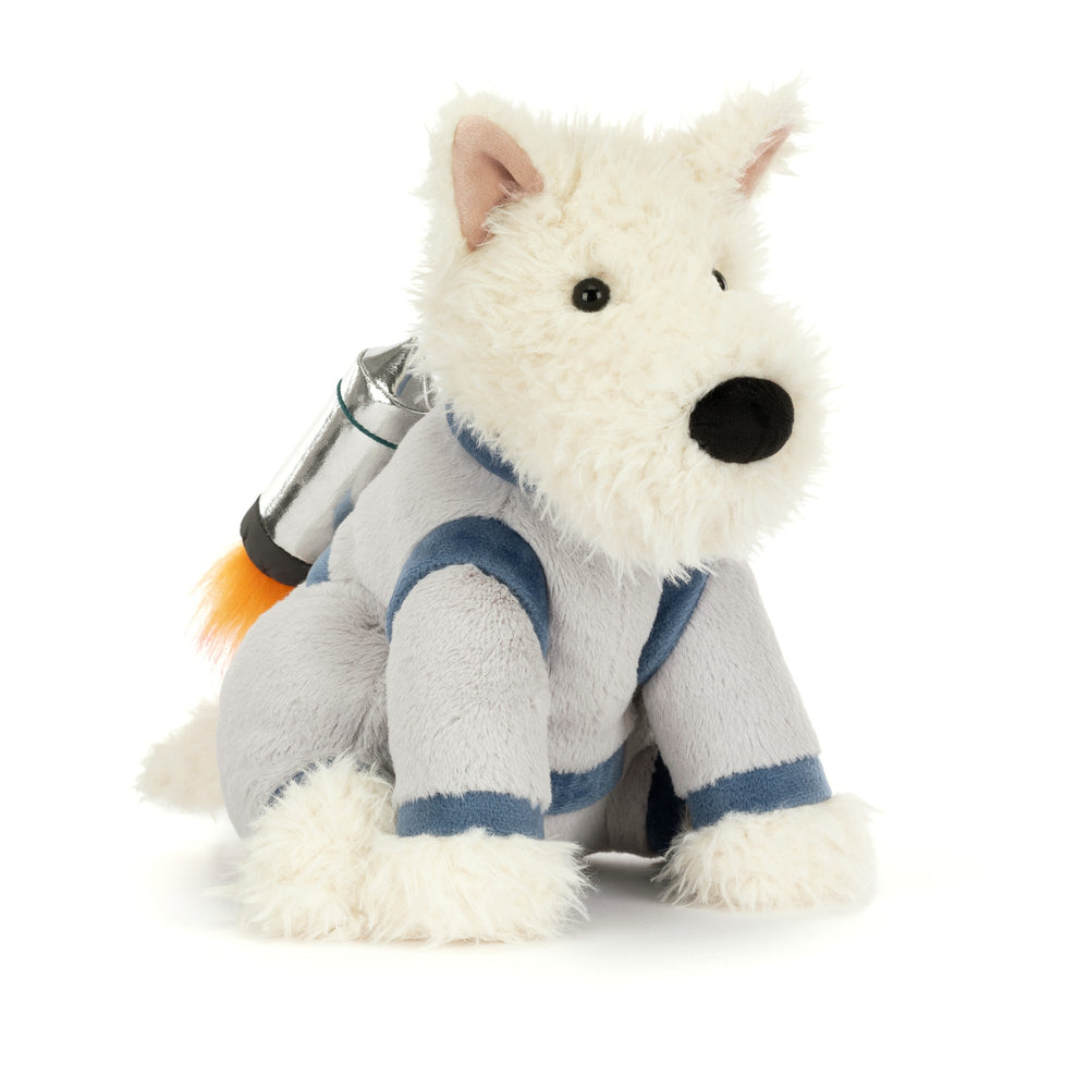Jellycat Munro Scottie Dog Space Outfit Soft Toys - Science Museum Shop