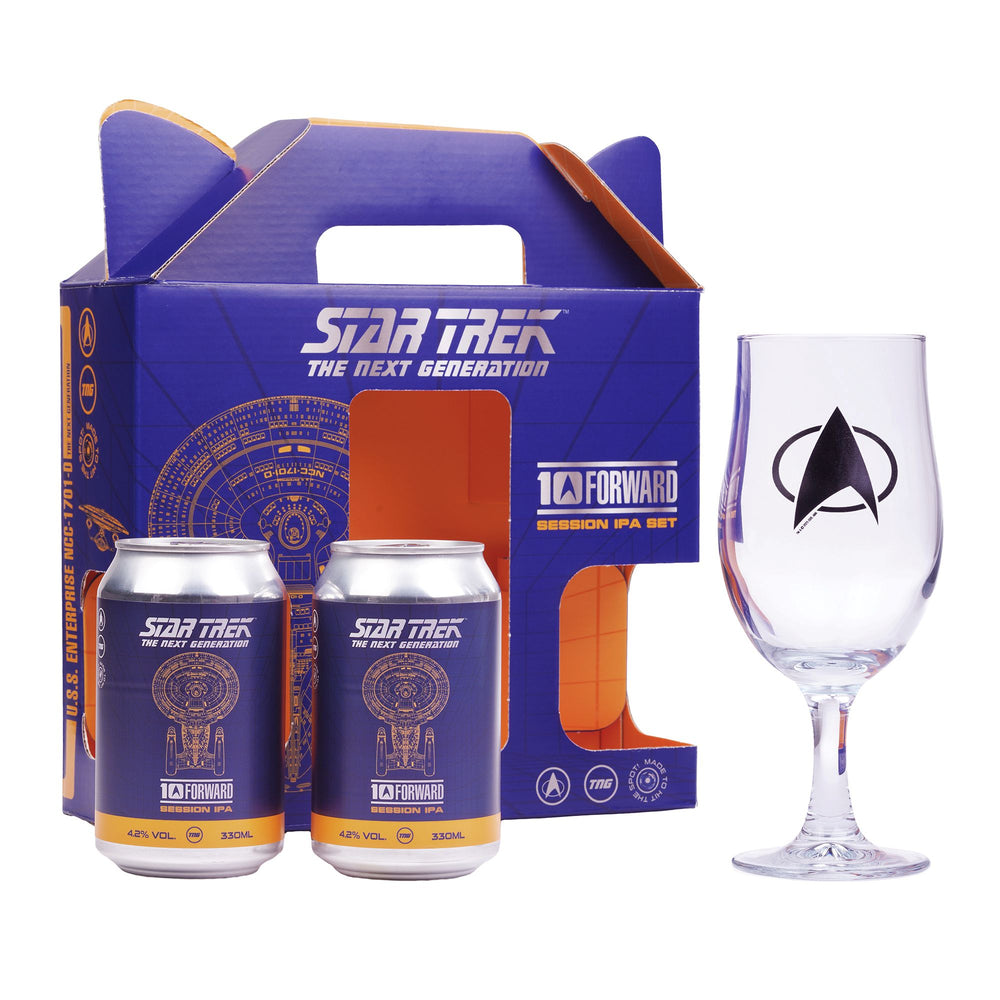 Star Trek 10 Forward Beer and Glass Set Drink - Science Museum Shop