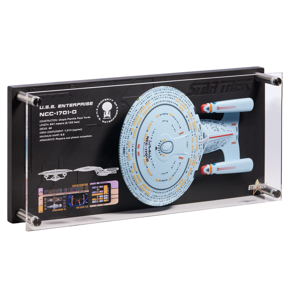 Star Trek Enterprise NCC 1701-D Plaque Lighting & Lamps - Science Museum Shop