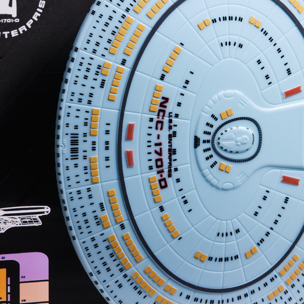 Star Trek Enterprise NCC 1701-D Plaque Lighting & Lamps - Science Museum Shop