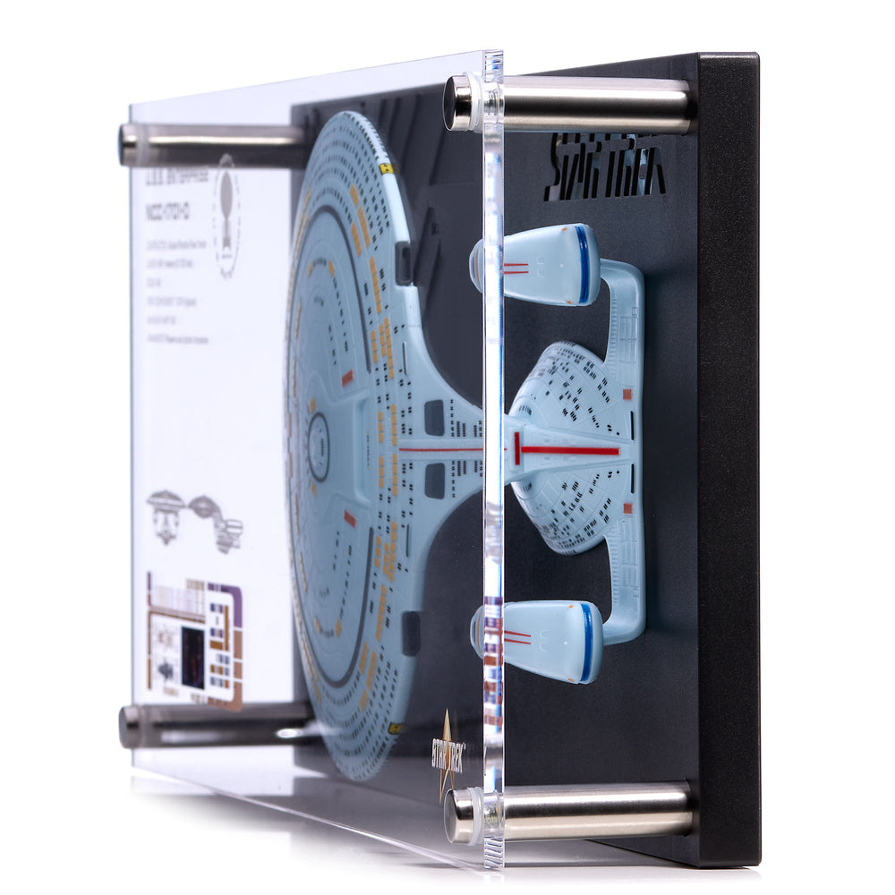 Star Trek Enterprise NCC 1701-D Plaque Lighting & Lamps - Science Museum Shop