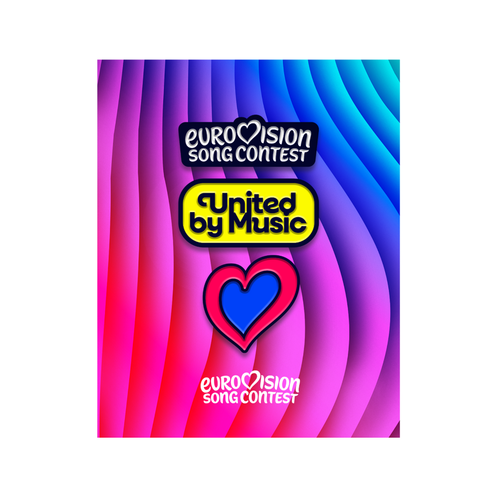 Official Eurovision Song Contest Pin Badge Set Badges - Science Museum Shop