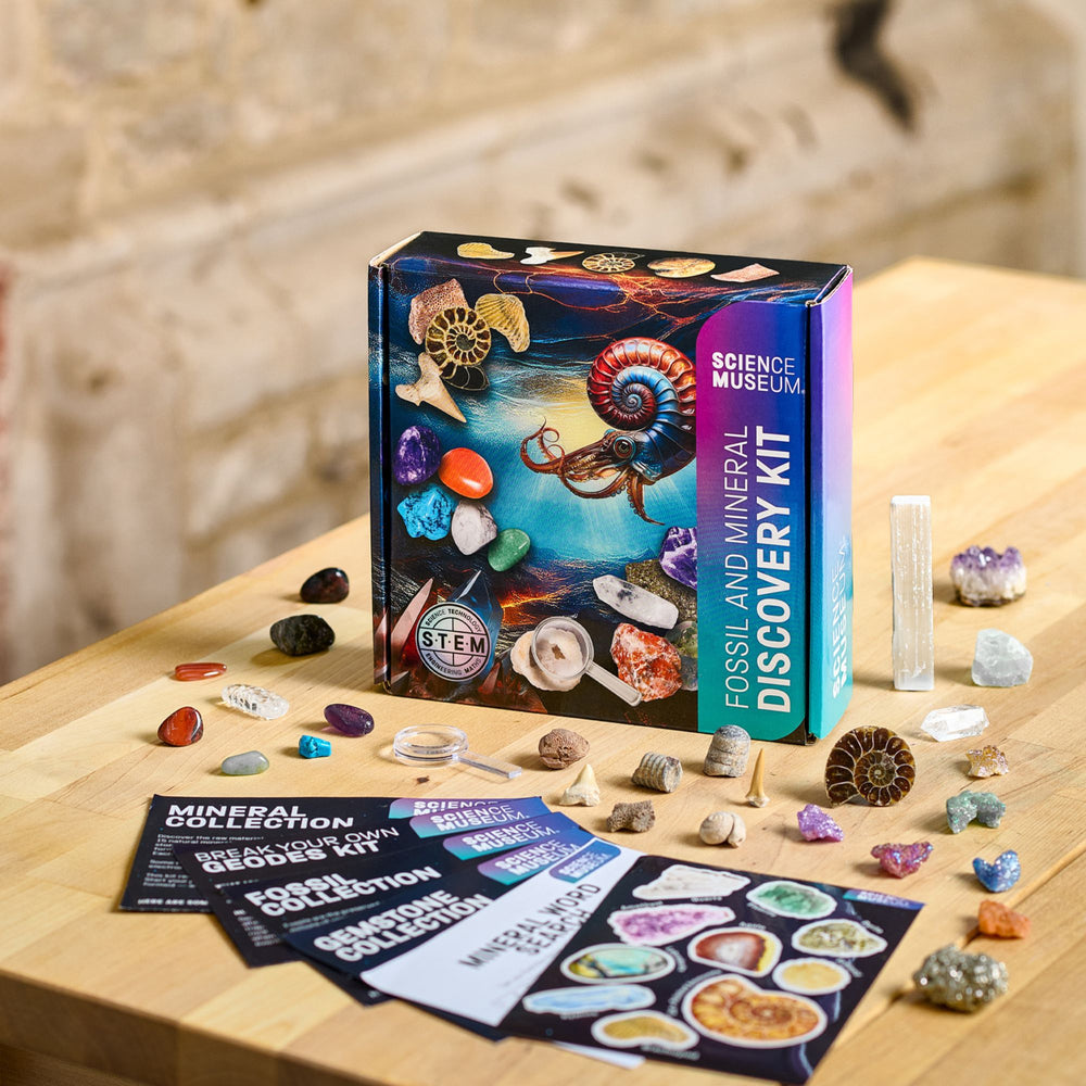 Science Museum Fossil & Mineral Discovery Kit Gemstones - Science Museum Shop