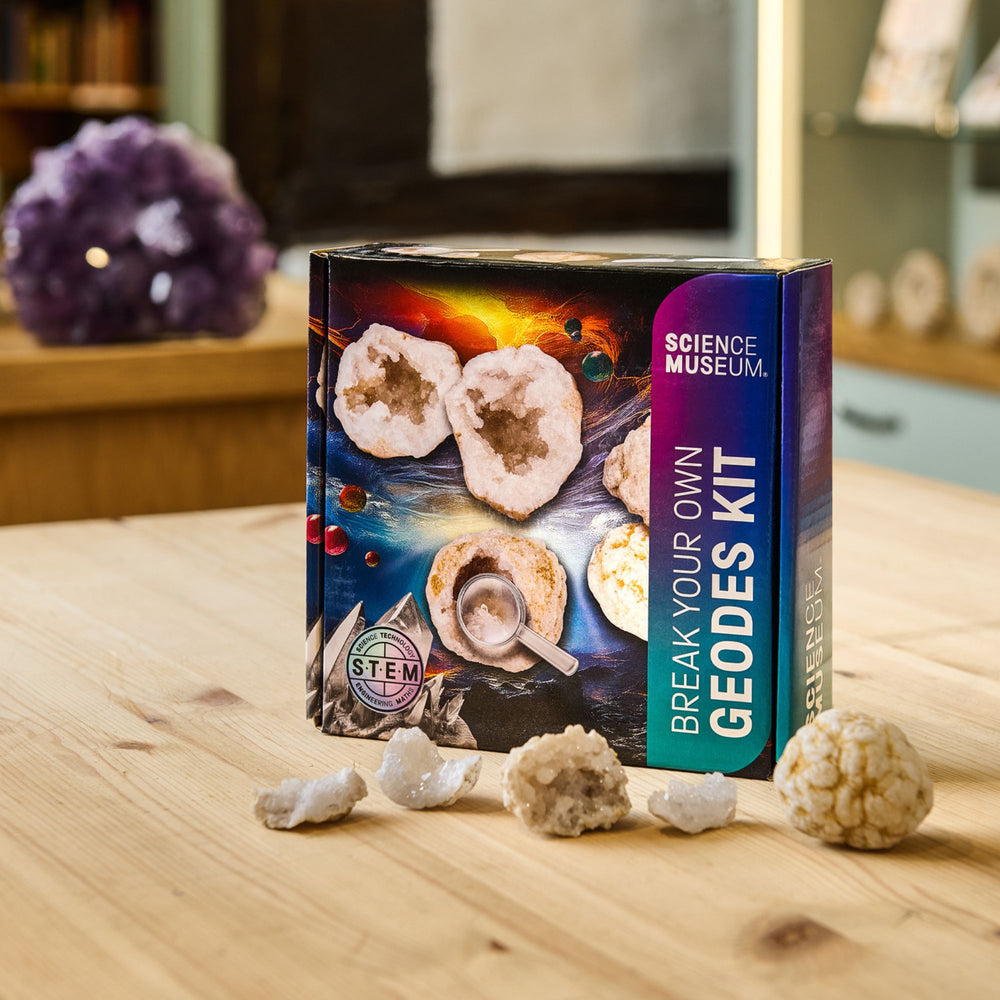 Science Museum Break Your Own Geodes Kit Gemstones - Science Museum Shop
