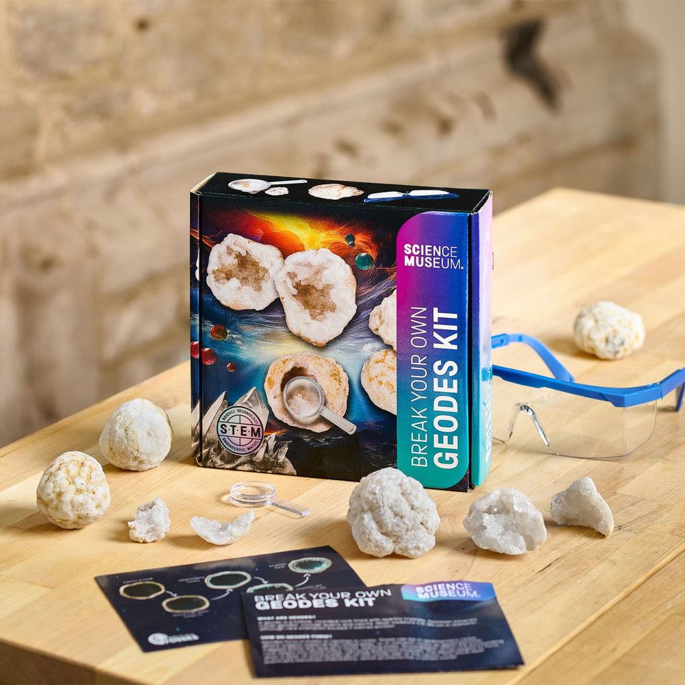 Science Museum Break Your Own Geodes Kit Gemstones - Science Museum Shop