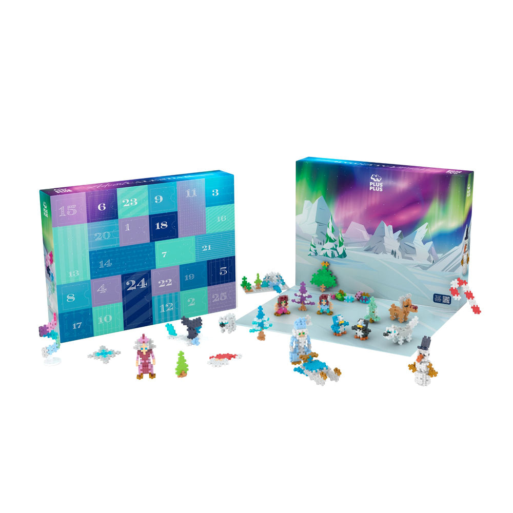 Plus-Plus Northern Lights Advent Calendar Kits - Science Museum Shop