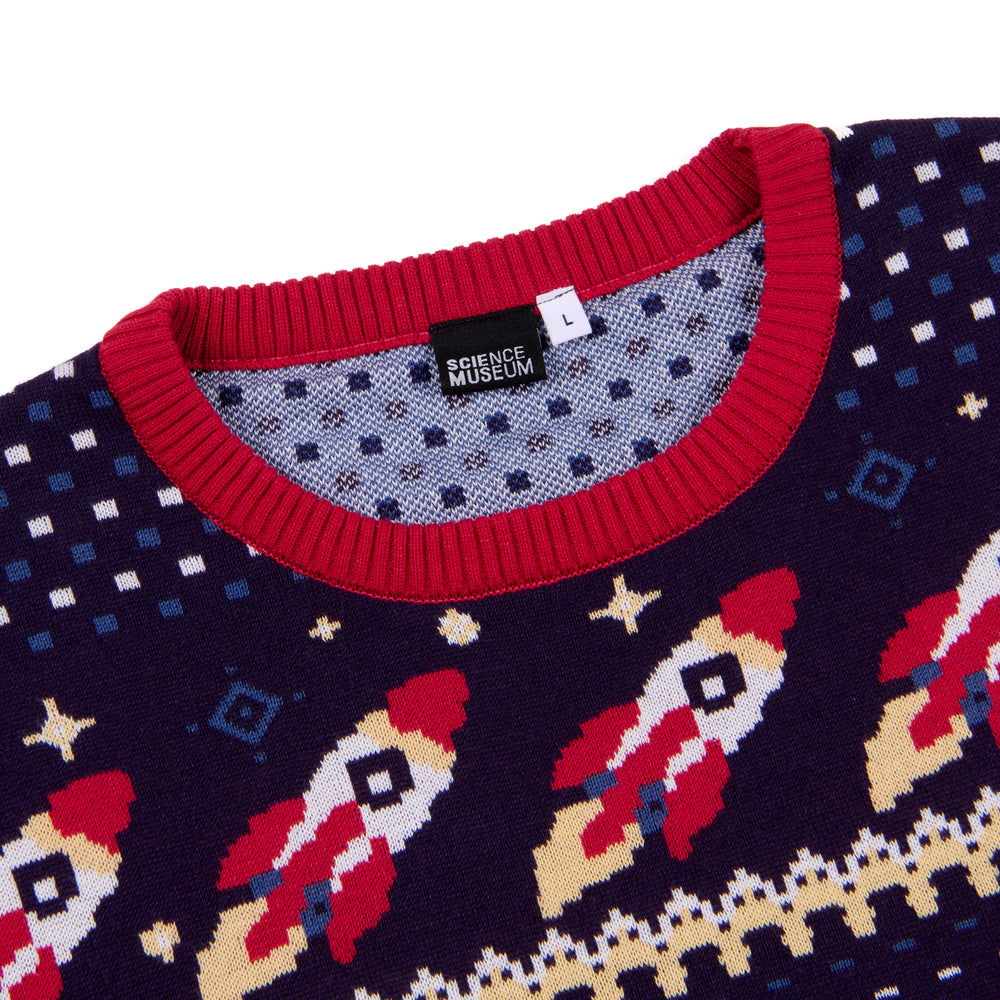 Science Museum Adults Space Christmas Jumper Clothing - Science Museum Shop