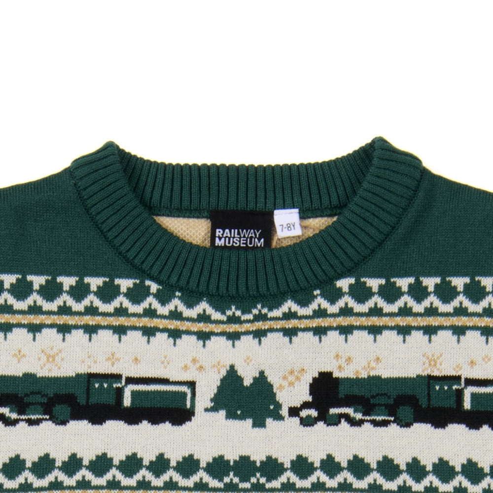 National Railway Museum Kids' Christmas Jumper Clothing - Science Museum Shop