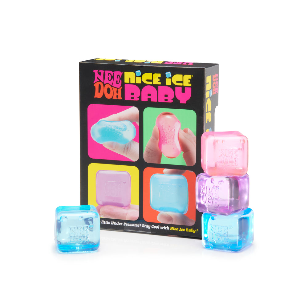 NeeDoh Nice Ice Baby Pack of 4 Flex & Stretch - Science Museum Shop