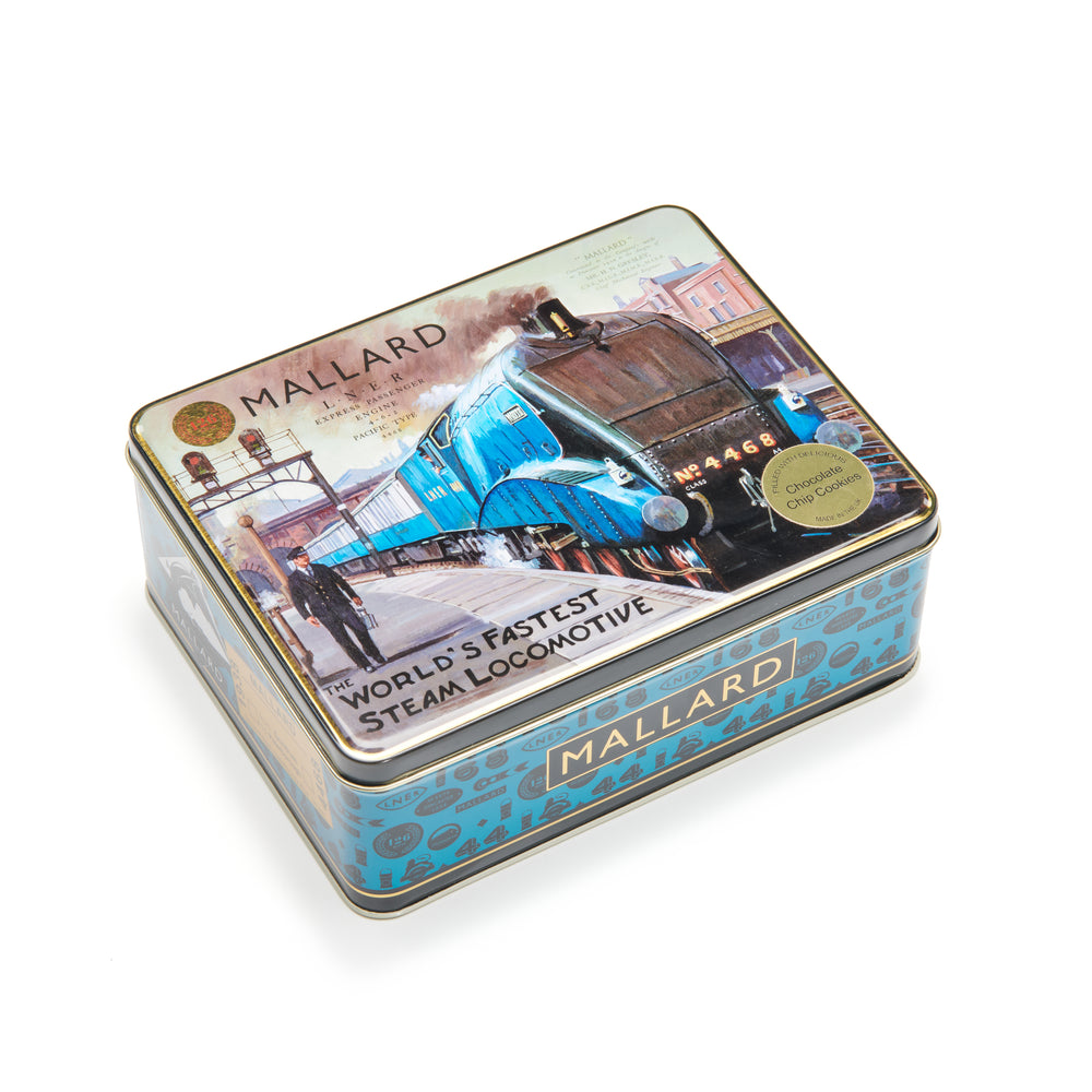 Mallard Tin of Chocolate Chip Biscuits Food - Science Museum Shop