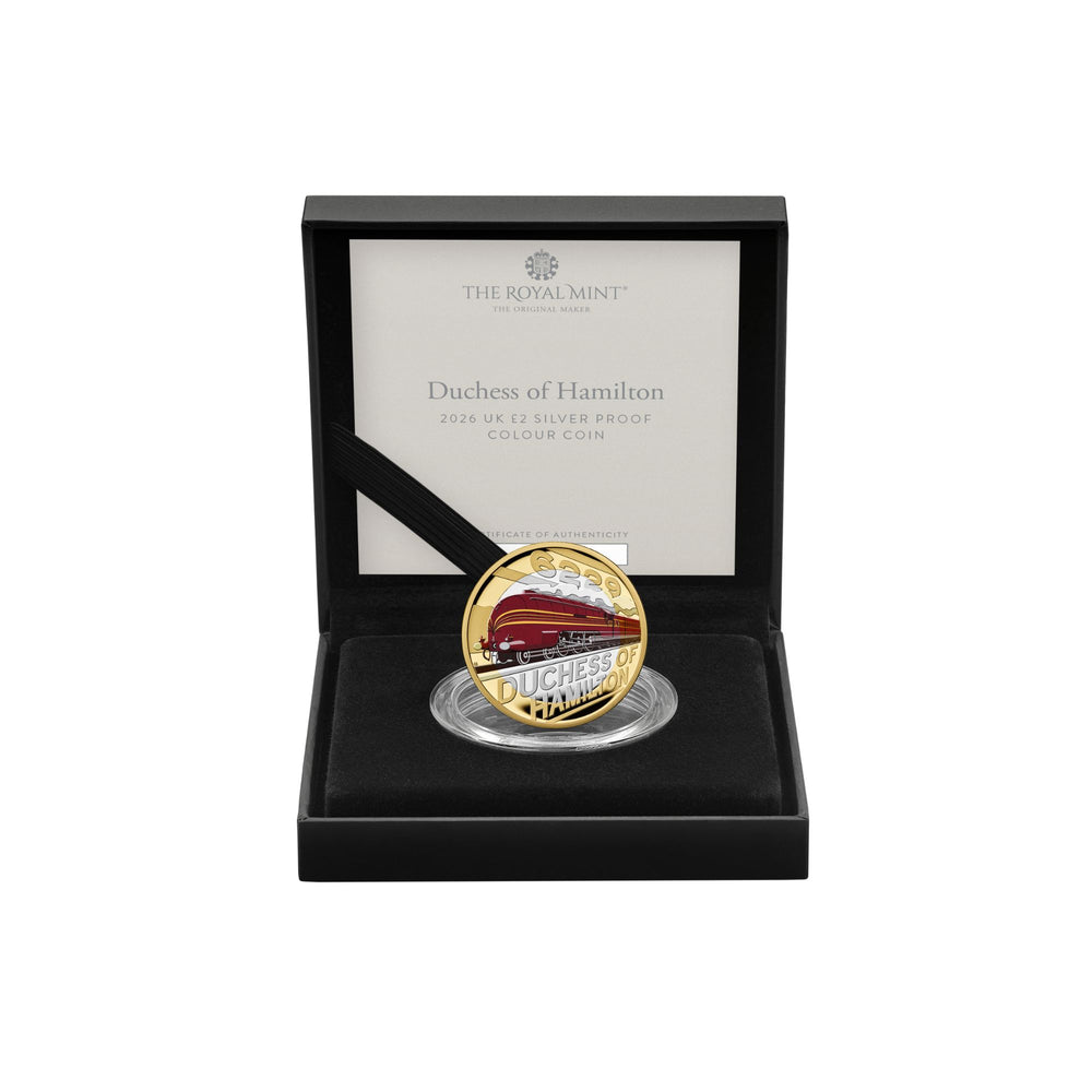 Duchess of Hamilton 2026 UK Silver Proof Colour Coin Other Stationery - Science Museum Shop