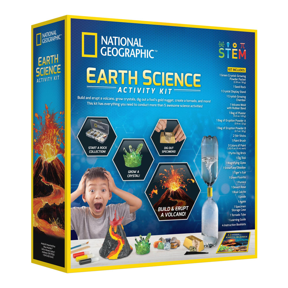 National Geographic Mega Earth Science Kit Experiments - Science Museum Shop