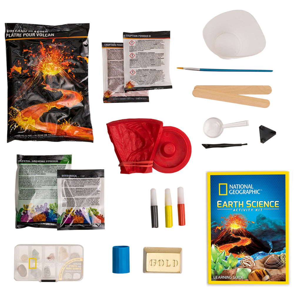 National Geographic Mega Earth Science Kit Experiments - Science Museum Shop