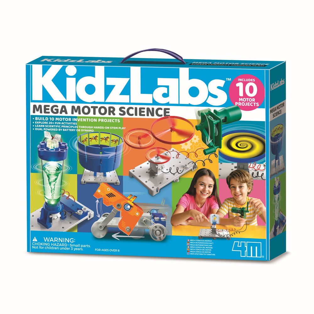 KidzLabs Mega Motor Science Kit Experiments - Science Museum Shop