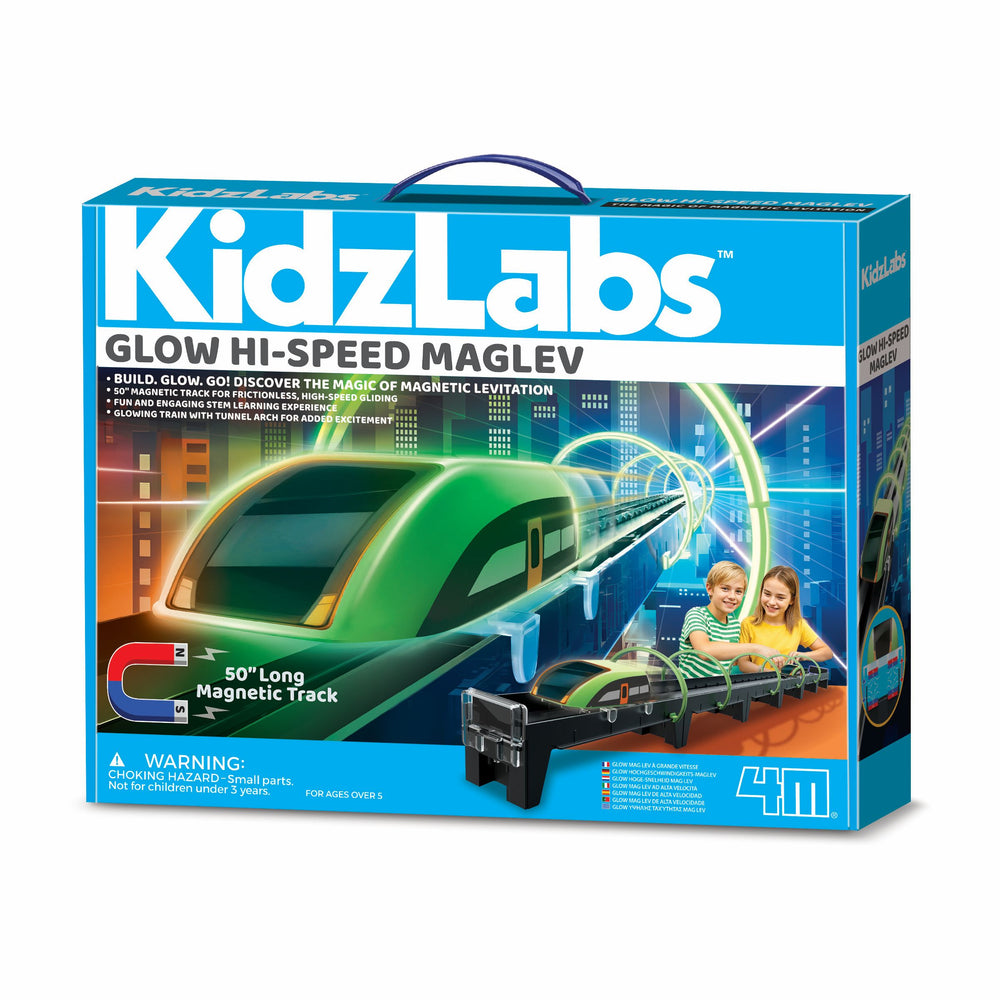 KidzLabs Glow Hi-Speed Maglev Kit Experiments - Science Museum Shop
