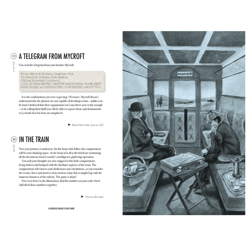 The Adventure of the Two Flying Scotsmen Escape Book Railways - Science Museum Shop