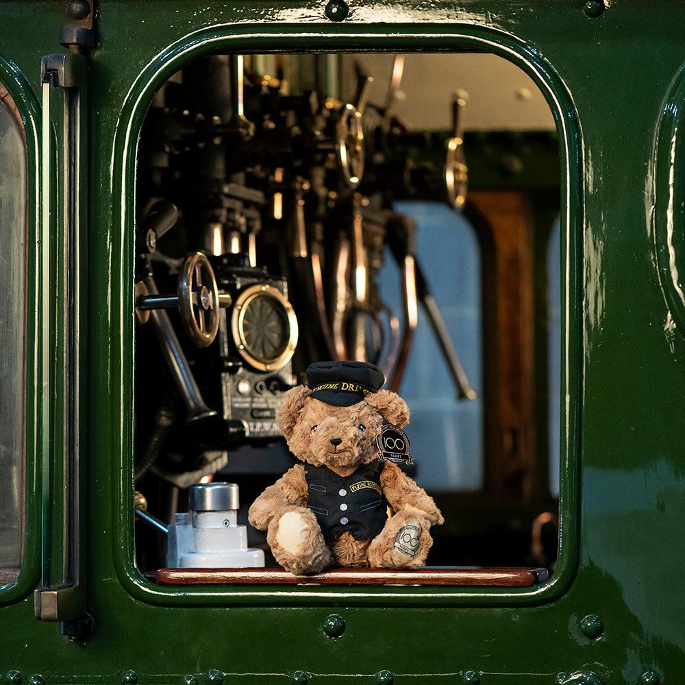 National Railway Museum Flying Scotsman Plush Bear in the Flying Scotsman - Train, Locomotive Toy & Gift - Science Museum Shop