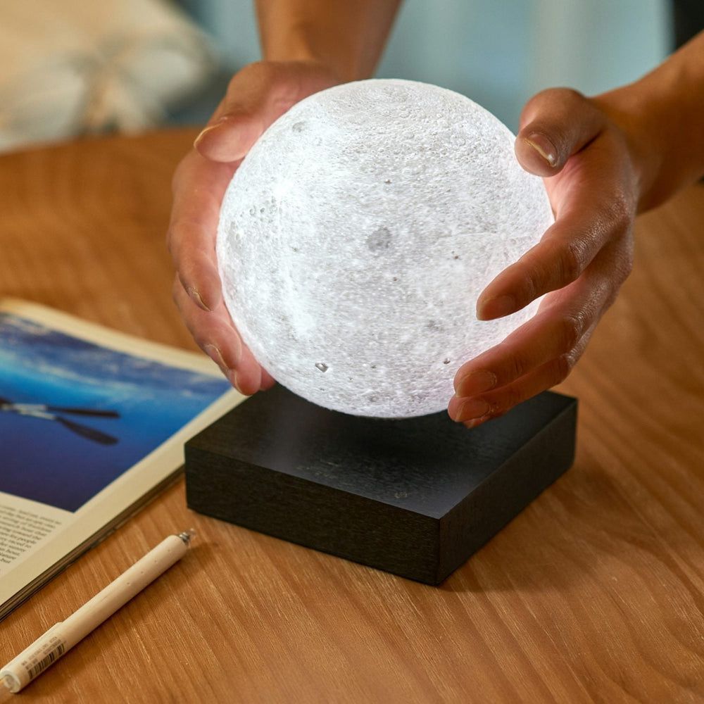Gingko Design Smart Moon Lamp - Walnut Home Tech - Science Museum Shop