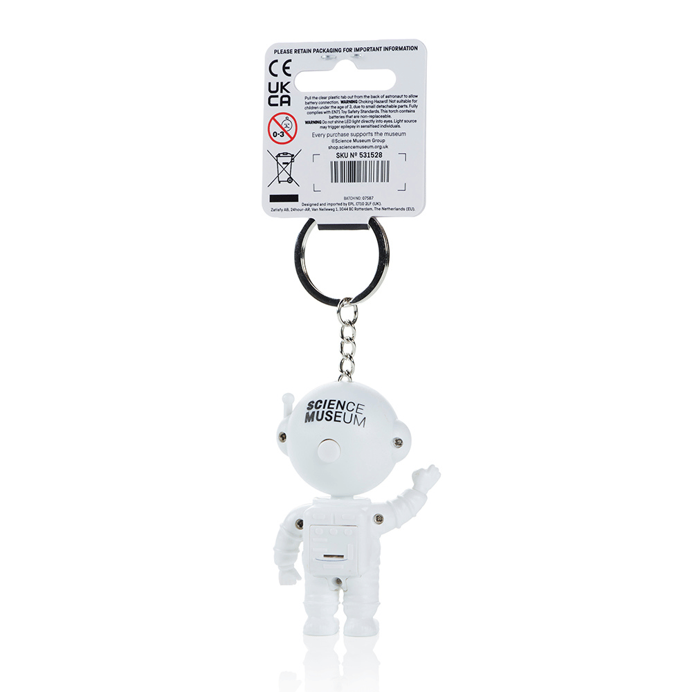 Science Museum Astronaut Light Keyring Set of 3 Keyrings - Science Museum Shop
