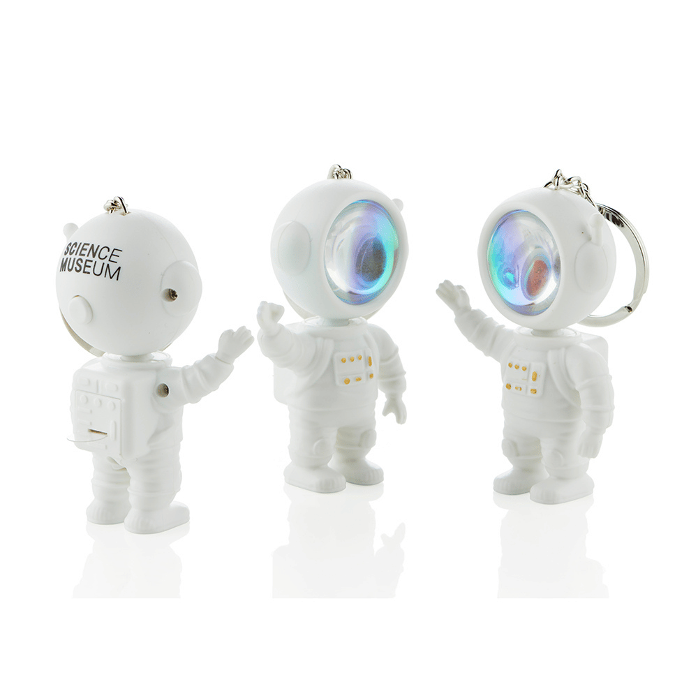 Science Museum Astronaut Light Keyring Set of 3 Keyrings - Science Museum Shop