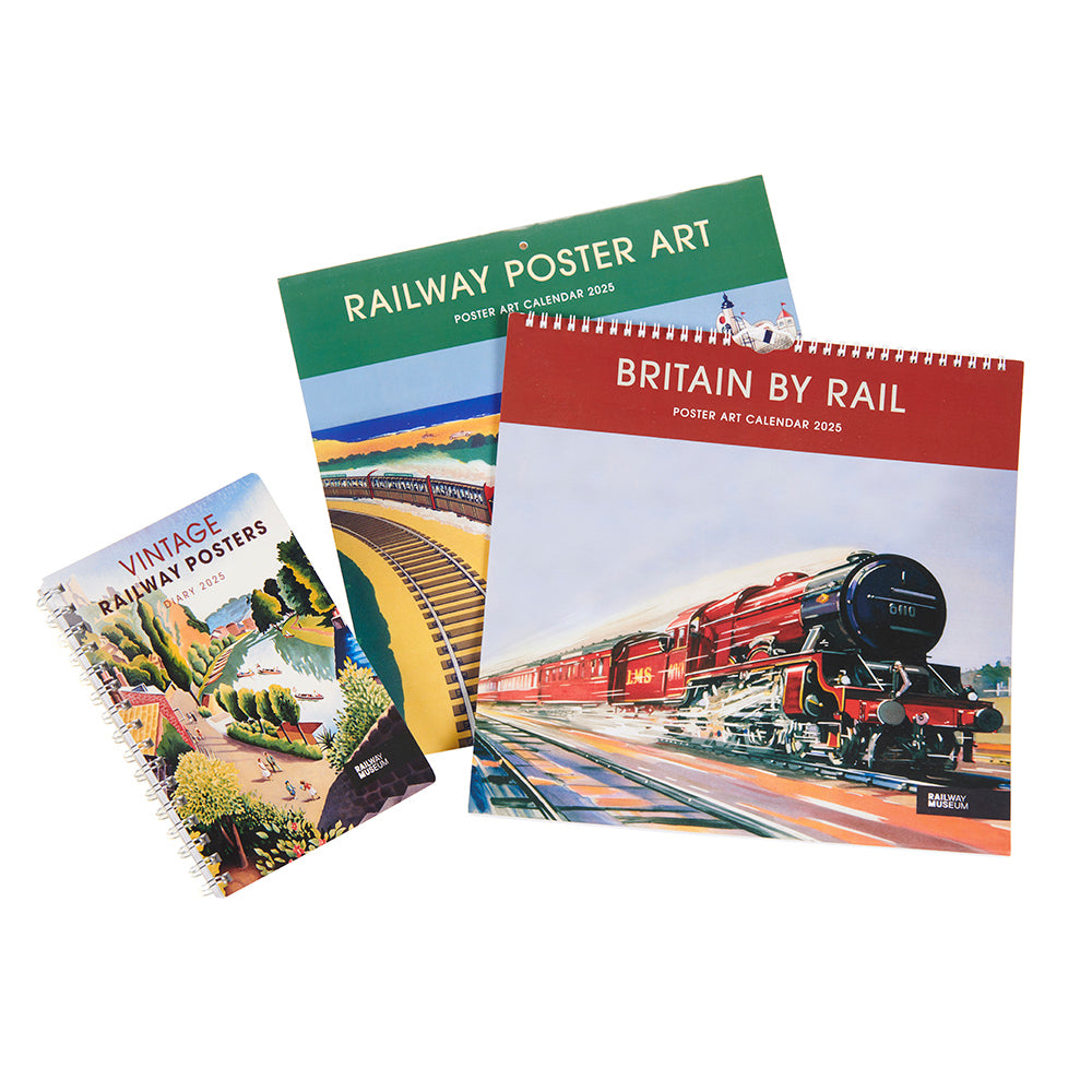 National Railway Museum Vintage Railway Posters A5 2025 Diary