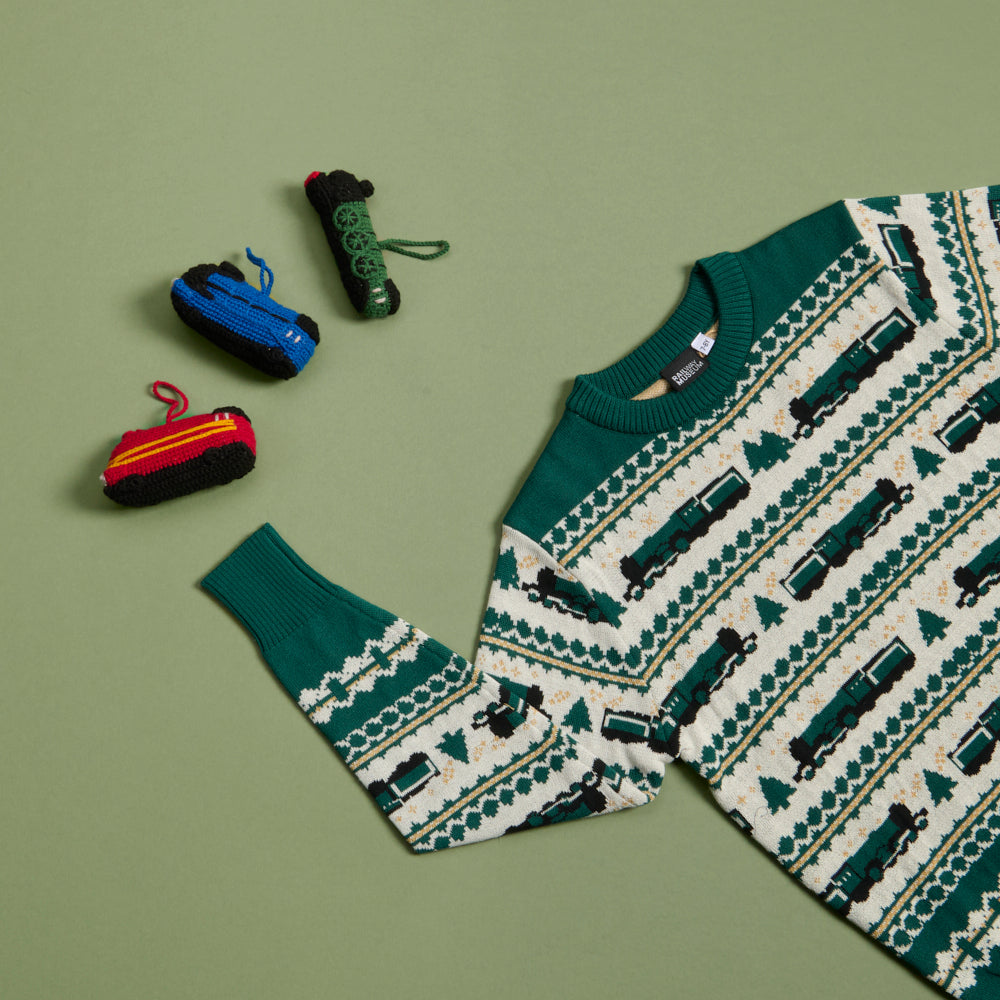 National Railway Museum Kids' Christmas Jumper Clothing - Science Museum Shop