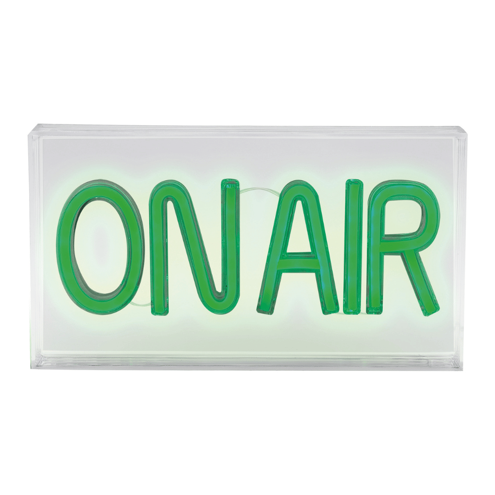 On Air Sign - Neon Light Box Home Tech - Science Museum Shop