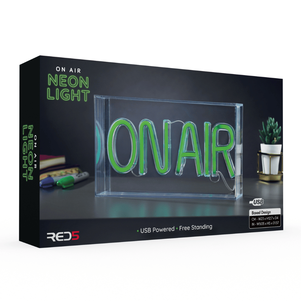 On Air Sign - Neon Light Box Home Tech - Science Museum Shop