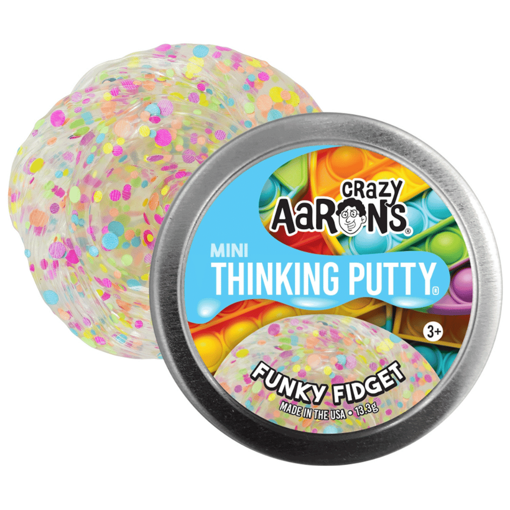 Crazy Aarons Thinking Putty Mini Tins Set of 4 Flex & Stretch - Science Museum Shop