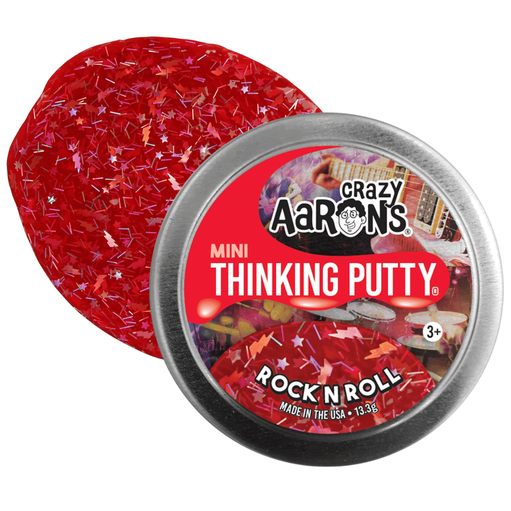 Crazy Aarons Thinking Putty Mini Tins Set of 4 Flex & Stretch - Science Museum Shop