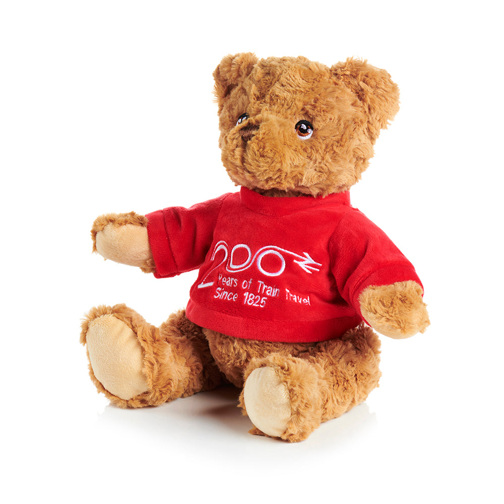 National Railway Museum Railway 200 Plush Bear Soft Toys - Science Museum Shop