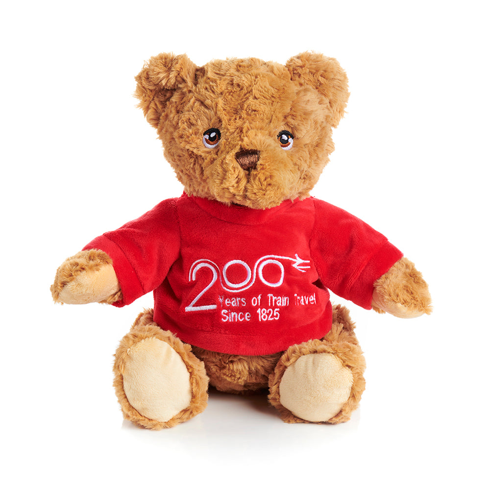 National Railway Museum Railway 200 Plush Bear Soft Toys - Science Museum Shop